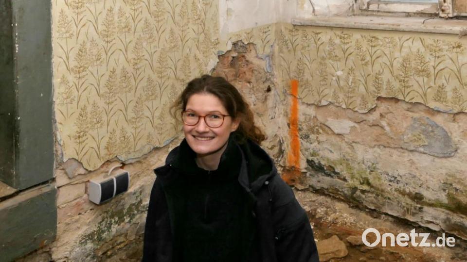 In der linken unteren Bildecke vermutet Viviane Diederich den ursprünglichen Eingang zum Keller im Ackerbürgerhaus. Bild: tr