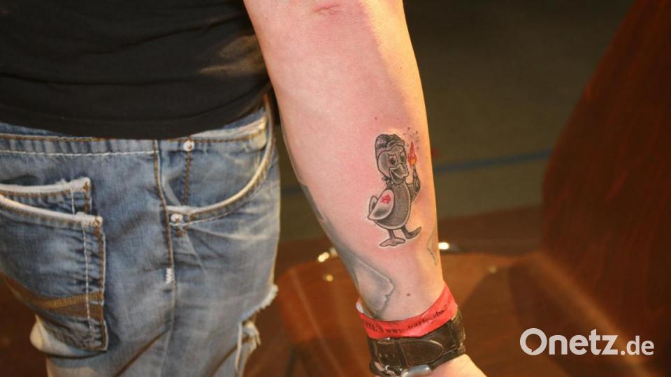Der 2. Platz in der Kategorie &quot;Small/Crazy&quot;: Lanzl von &quot;Markus Lanzl Tätowierungen&quot;. Bild: sne