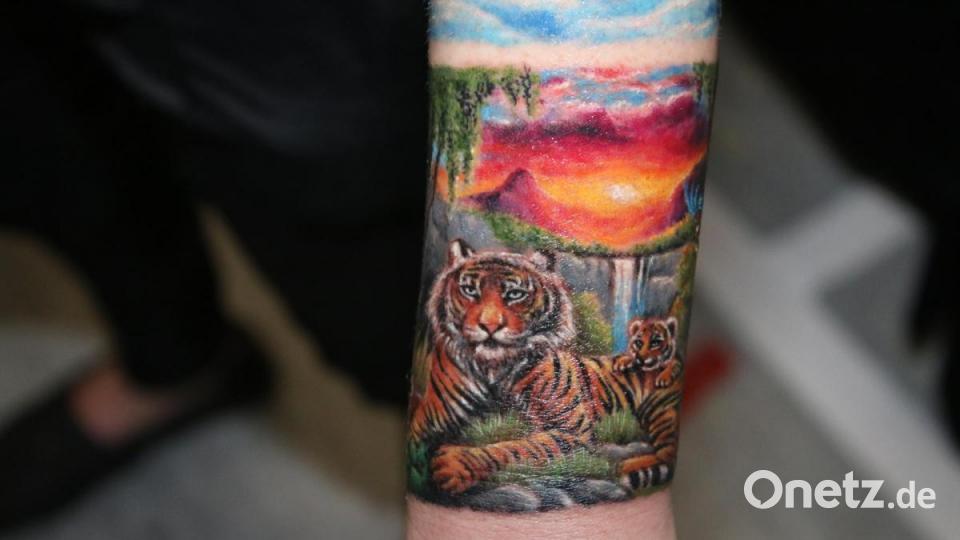 1. Platz in der Kategorie &quot;Colour&quot; und gleichzeitig Tagessieger: Lisa South von &quot;South Ink&quot;. Bild: sne