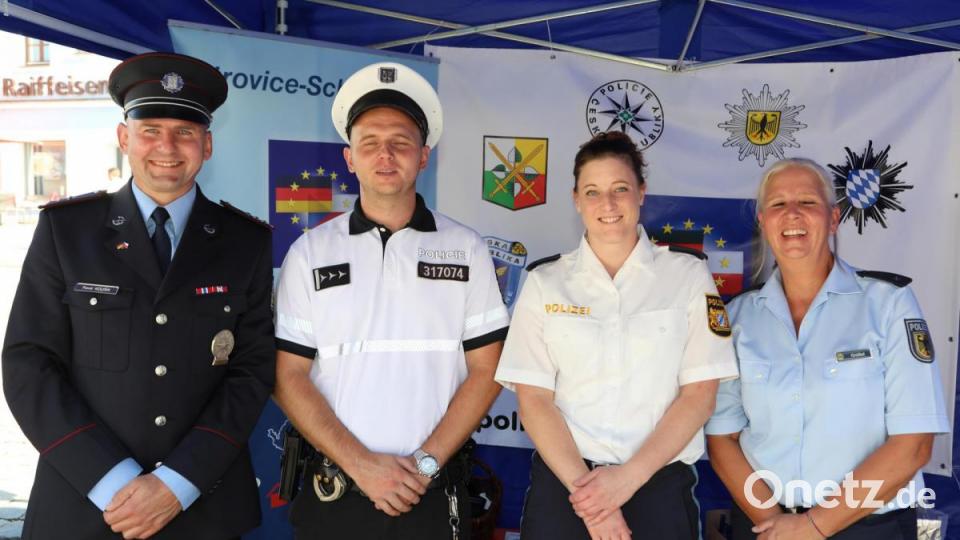 Auch das gemeinsame Zentrum der deutsch-tschechischen Polizei- und Zollzusammenarbeit war vertreten. Bild: Götz