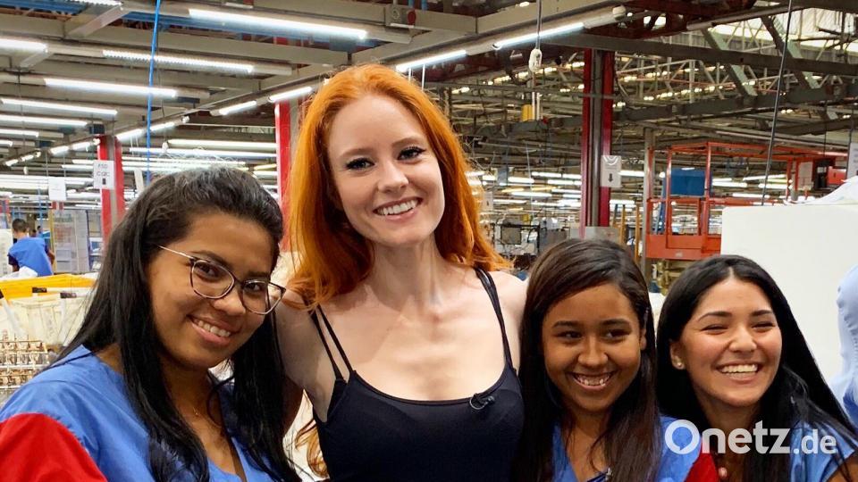 Barbara Meier besucht zusammen mit Entwicklungsminister Müller Textilfabriken in Äthiopien, Indien und Pakistan. Bild: exb