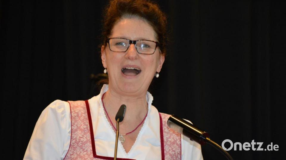 Stellvertretende Landesbäuerin Christine Singer war eigens zum Landfrauentag nach Erbendorf gekommen Bild: jr