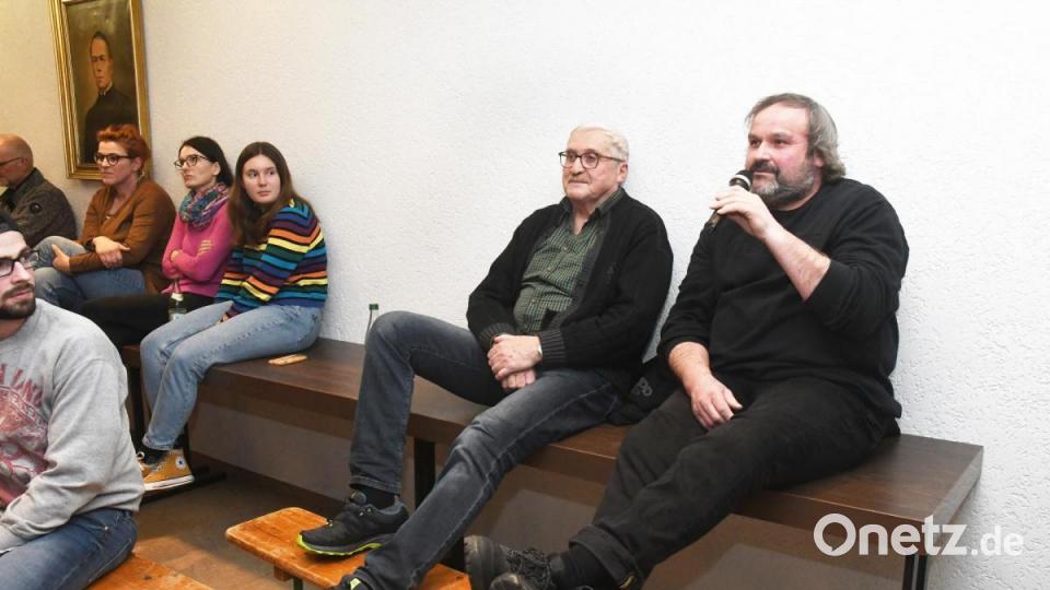 Günter Lindner (rechts) und Franz Witt. Bild: Gabi Schönberger