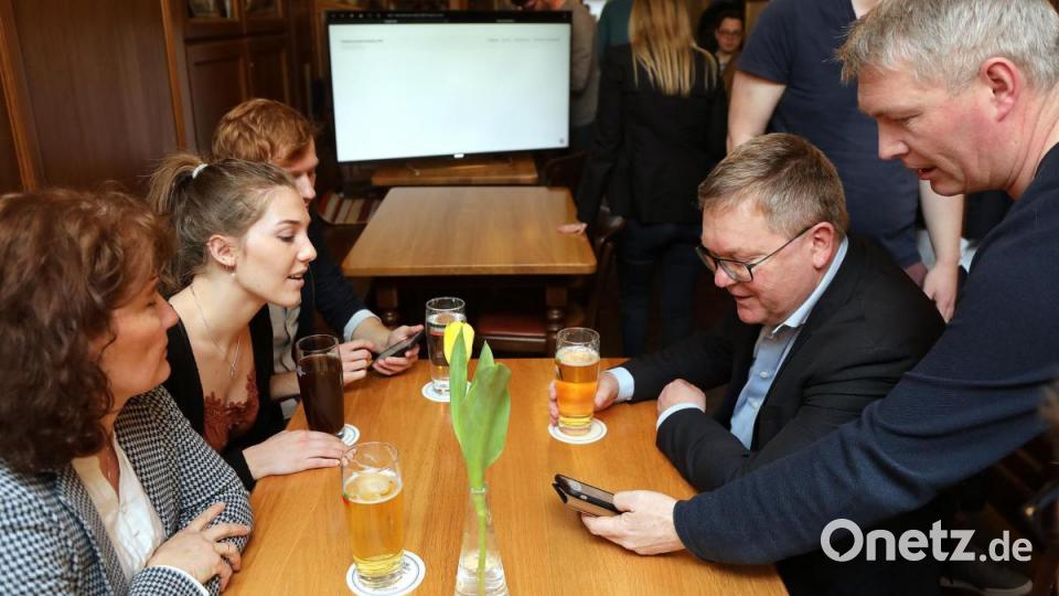 Wahlparty der CSU Bild: Wolfgang Steinbacher