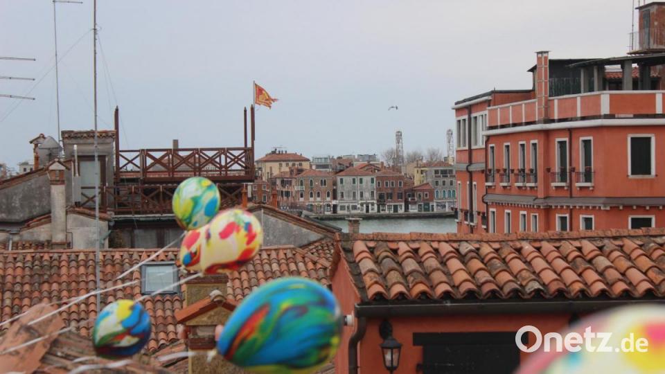 So sieht Noa Panes Aktion in Venedig aus. Bild: Noa Pane/exb
