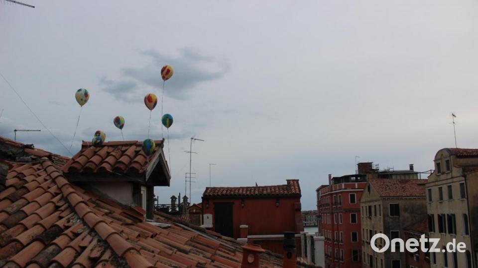 So sieht Noa Panes Aktion in Venedig aus. Bild: Noa Pane/exb