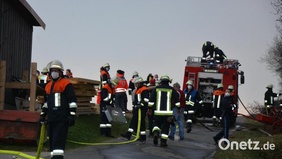 Feuerwehreinsatz in Asch (Gemeinde Mähring). Bild: jr