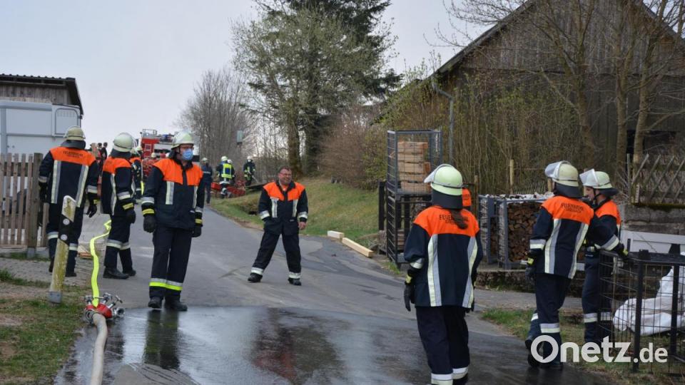 Feuerwehreinsatz in Asch (Gemeinde Mähring). Bild: jr