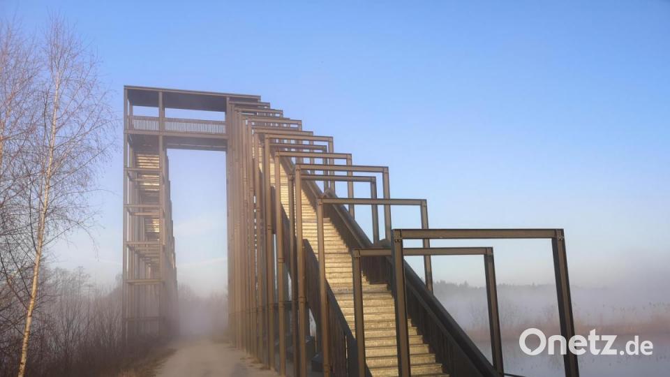 Die Himmelsleiter im hellen Morgenlicht. Bild: lnz