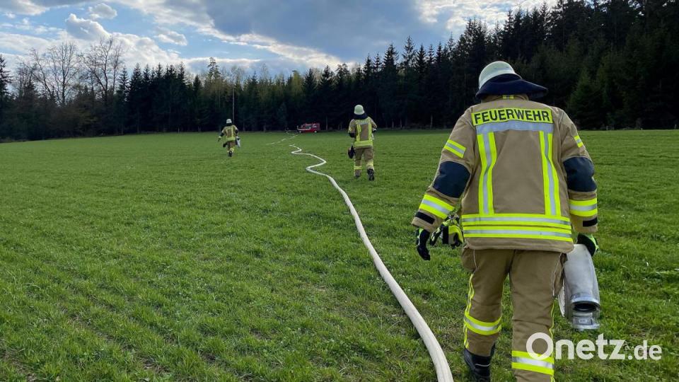 Waldbrand bei Friedenfels Bild: nza