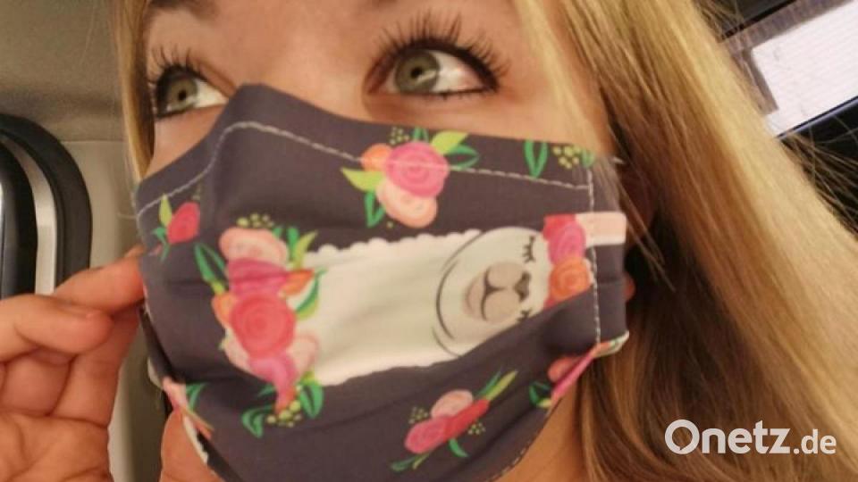 Kreativität in der Coronakrise: Bunte und kreative Mund-Nasen-Masken unserer Leser. Bild: Anja Gärtner