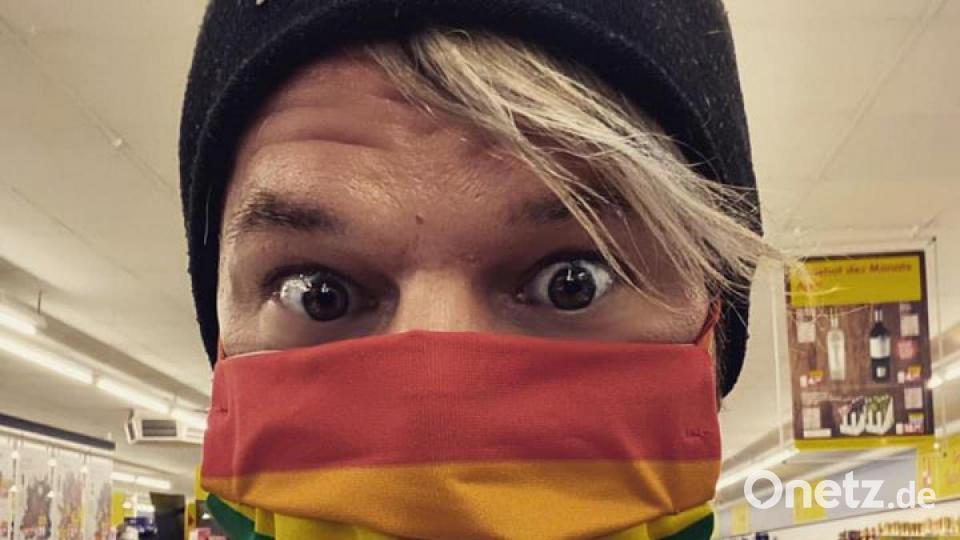 Kreativität in der Coronakrise: Bunte und kreative Mund-Nasen-Masken unserer Leser. Bild: Andy Neumaier