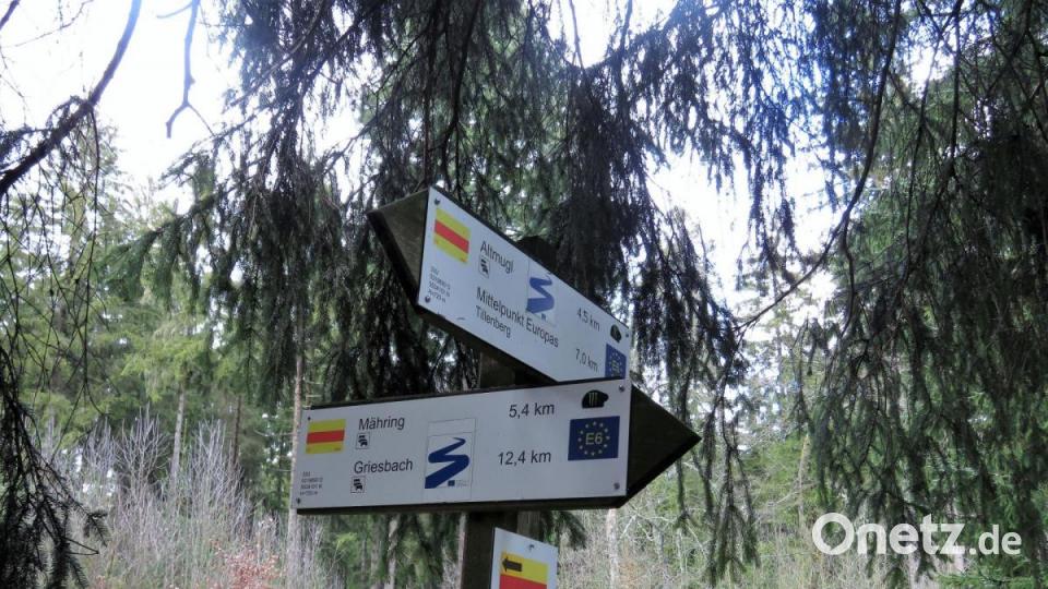 Viele Wanderwege führen vom Kirchlein weg in die tiefen Wälder Bild: ubb
