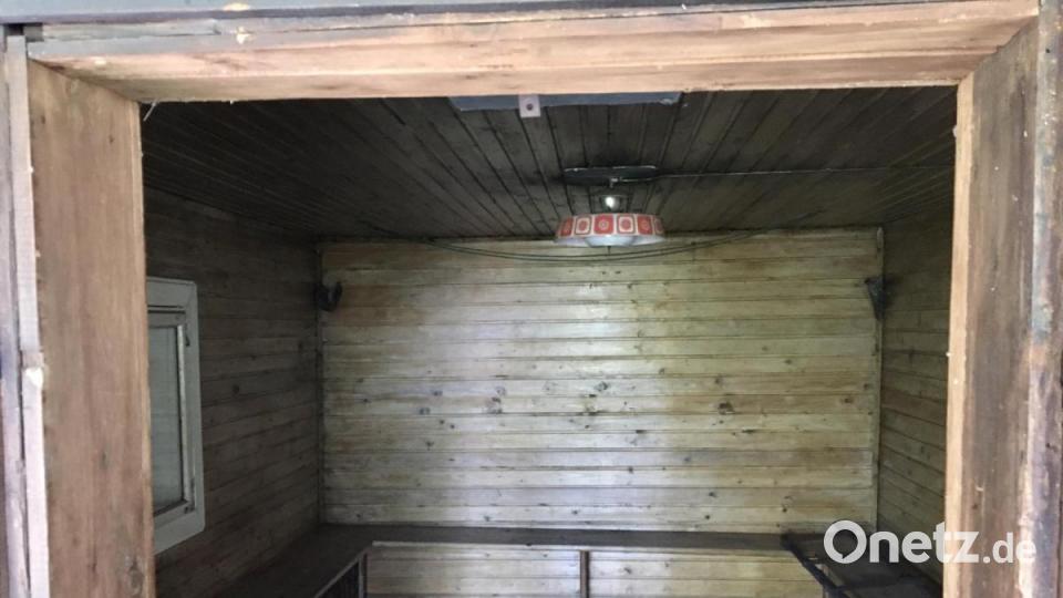 Die Hütte steht bisweilen offen. Bild: gri