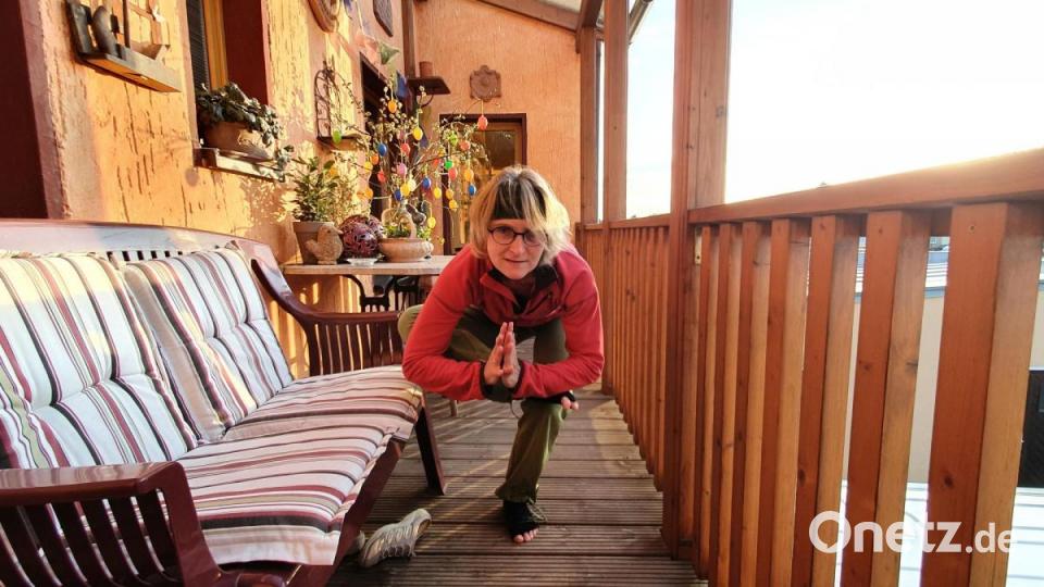 Auch hier ist Gleichgewichtssinn gefragt: eine besondere Variante der „Katze“. Bild:  privat