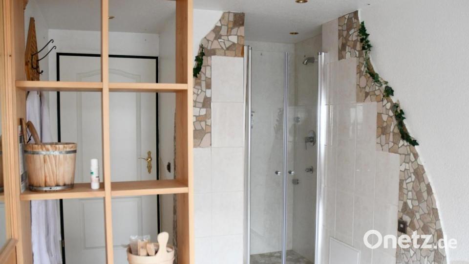 Sauna und Solarium sind bereits saniert. Bild: Gabi Schönberger