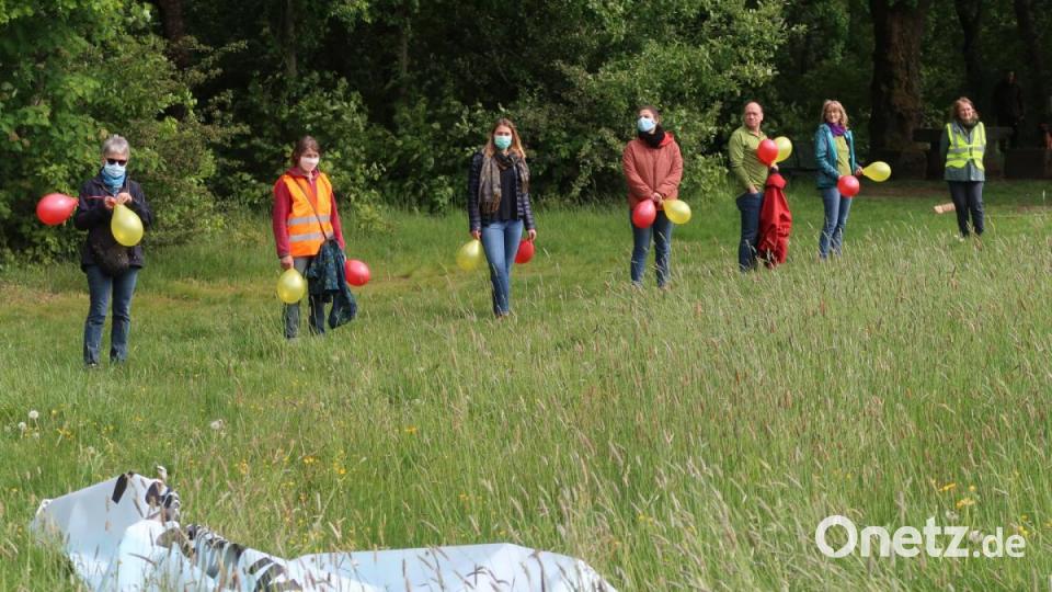 Demonstration gegen den Süd-Ost-Link. Bild: Kunz