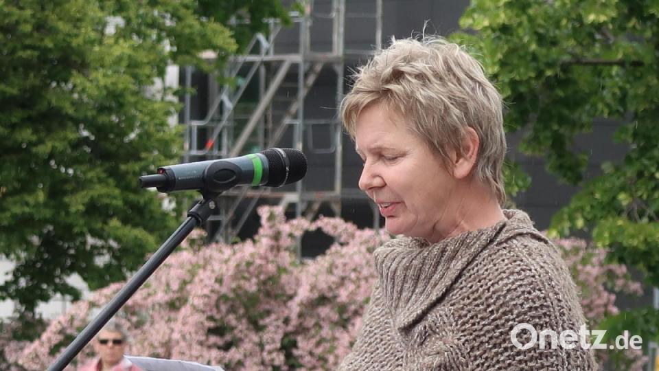 Krankenpflegerin Angela Lachmann beklagt, dass den Pflegeheimen keine Schutzausrüstung zur Verfügung gestellt wurde. Bild: Kunz