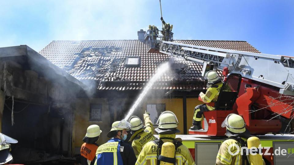 Brand in Traßlberg Bild: Petra Hartl