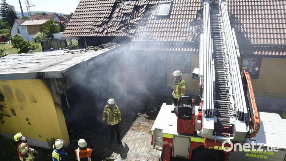 Brand in Traßlberg Bild: Petra Hartl