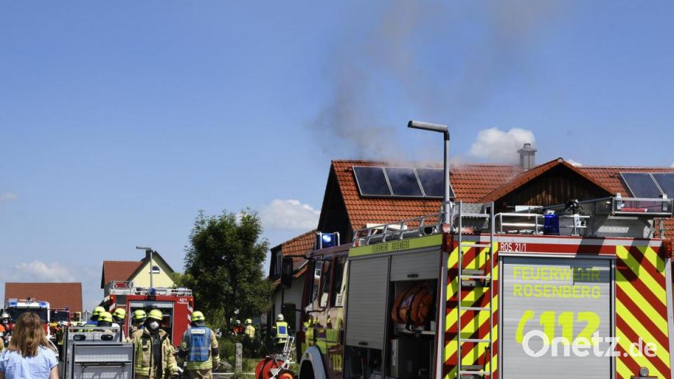 Brand in Traßlberg Bild: Petra Hartl
