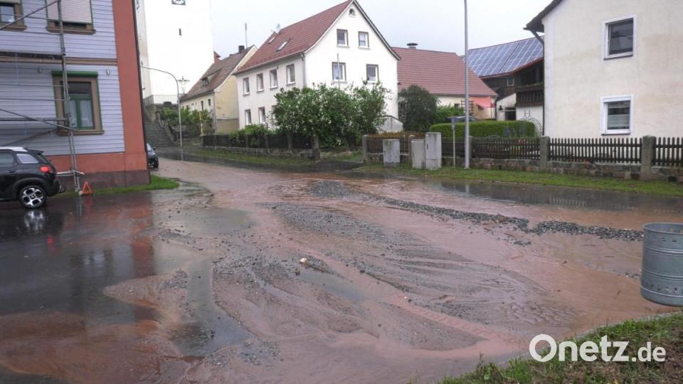 Unwetterschäden in Mockersdorf Bild: rw