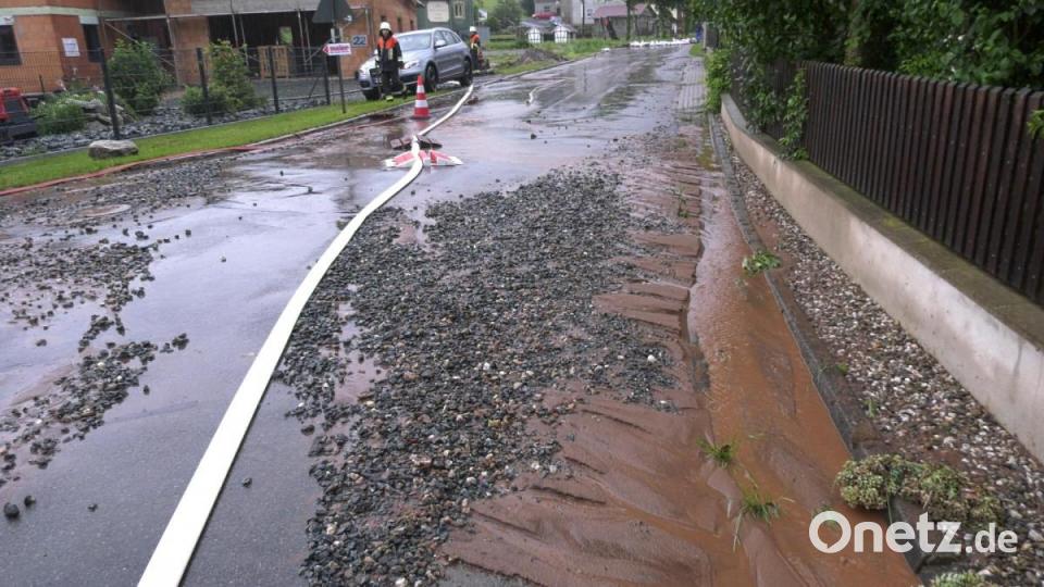 Unwetterschäden in Mockersdorf Bild: rw