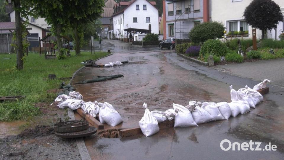 Unwetterschäden in Mockersdorf Bild: rw