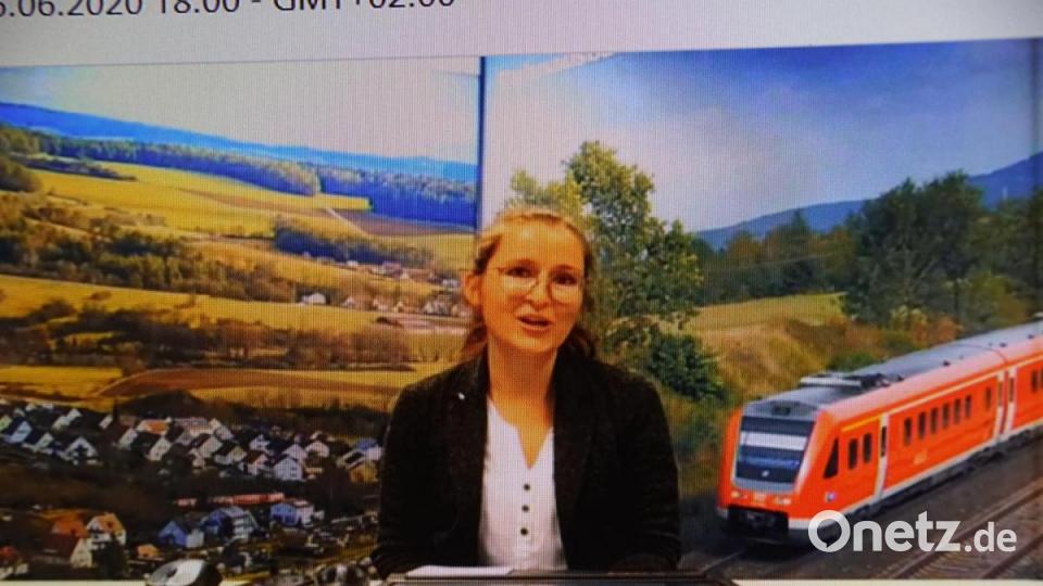 Die Moderation der Online-Bürgerversammlung lag in den Händen von Marion Fink. Screenshot: bkr