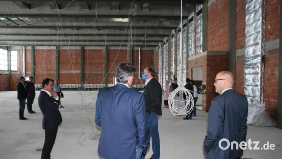 Der Innenbereich der Stadthalle ist augenblicklich kaum wieder zuerkennen. Bild: sne