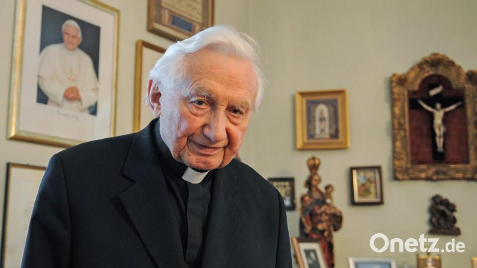 Georg Ratzinger, der Bruder des emeritierten Papstes Benedikt XVI., ist in Regensburg im Alter von 96 Jahren gestorben. Bild: Armin Weigel