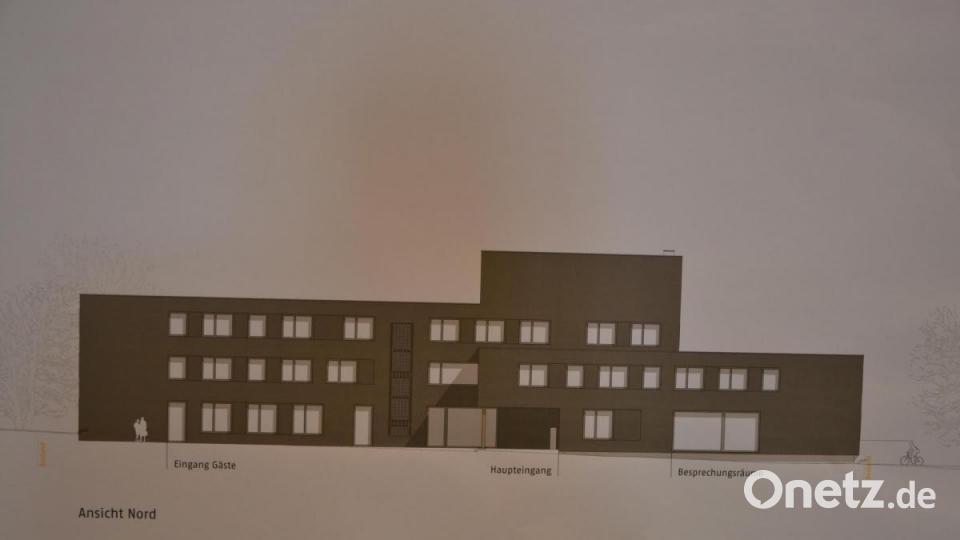 So schaut das Gebäude künftig von der Egerer Straße aus. Bild: rti