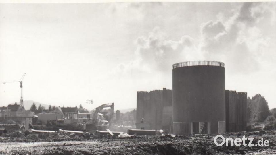 Das Ablaufbauwerk. Archivbild: ak