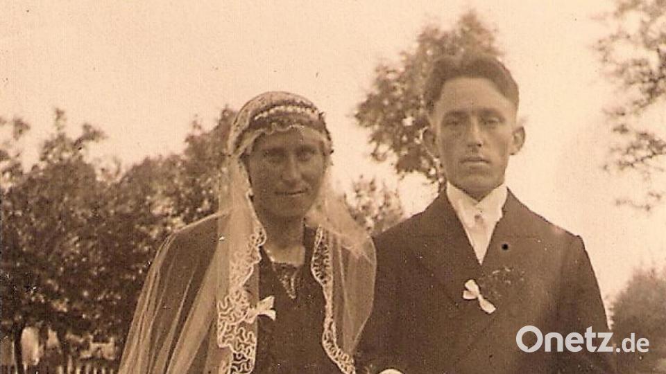 Hochzeitsbild von Kreszenz und Ludwig Zeitler. Repro: rpp