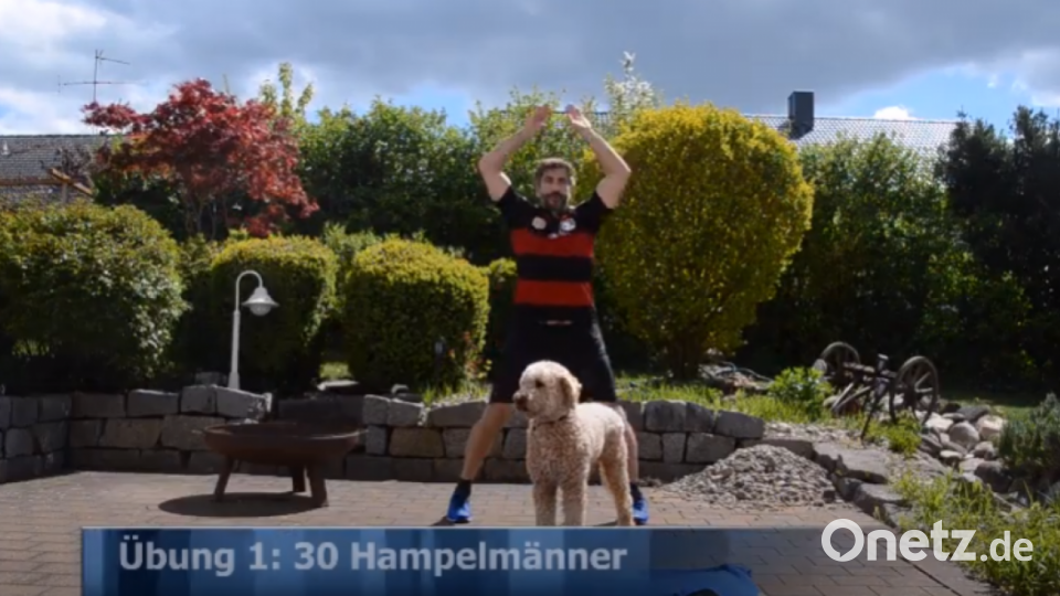 kleines Workout-Video für ihre Schülerinnen und Schüler Bild: exb