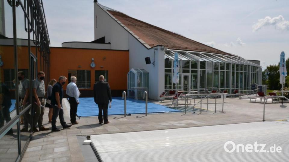 Das Kurmittelhaus startet am 27. Juli im eingeschränkten Betrieb. Bild: pz