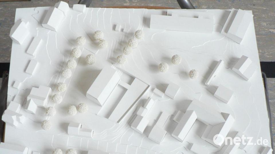 Das Modell von Reinhard Bauer, Architekten BDA aus München. Bild: lep