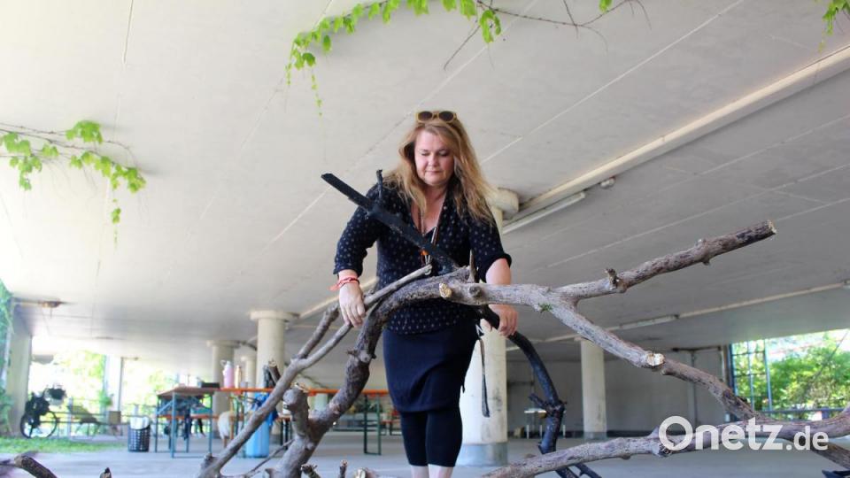 Indigene Schamanen inspirierten die &quot;Grüne Lunge&quot; von Anja Klein. Bild: Williamson, Dagmar