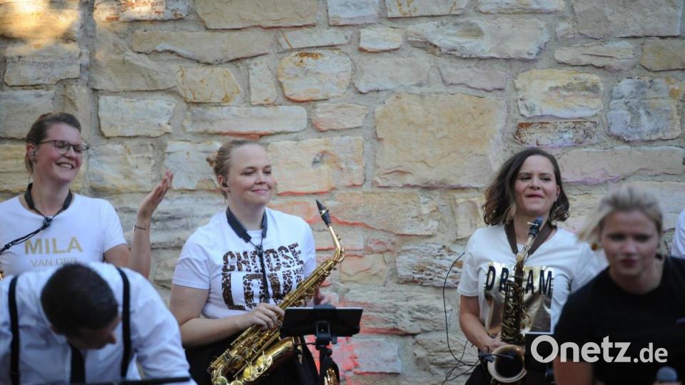 Die Funky Blues Rabbits legten beim Kummert Bräu in Amberg eine &quot;Doppelschicht&quot; ein. Zweimal vor jeweils 150 Gästen gaben sie ihren ersten Liveauftritt des Jahres. Bild: Andreas Brückmann