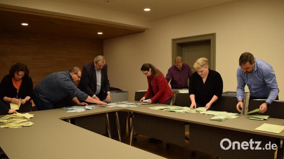 Kommunalwahl 2020 in Plößberg. Bild: szl