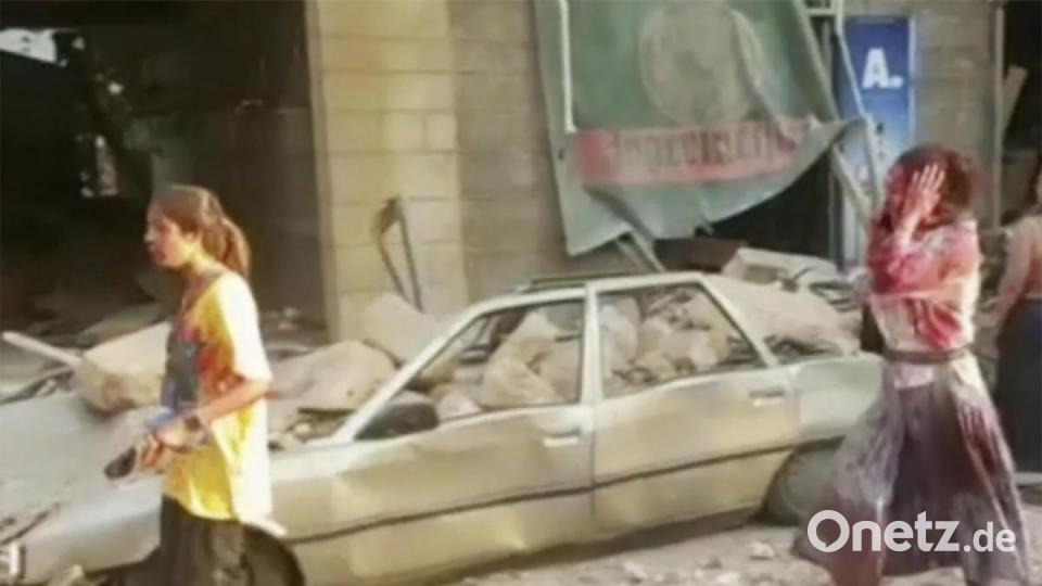 In der libanesischen Hauptstadt Beirut hat sich am Dienstag eine schwere Explosion mit dutzenden Tote tausenden Verletzten ereignet. Bild: Uncredited
