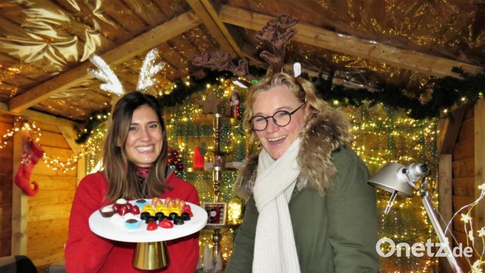 Sogar selbst hergestellte Pralinen wurden verkauft. Bild: ubb