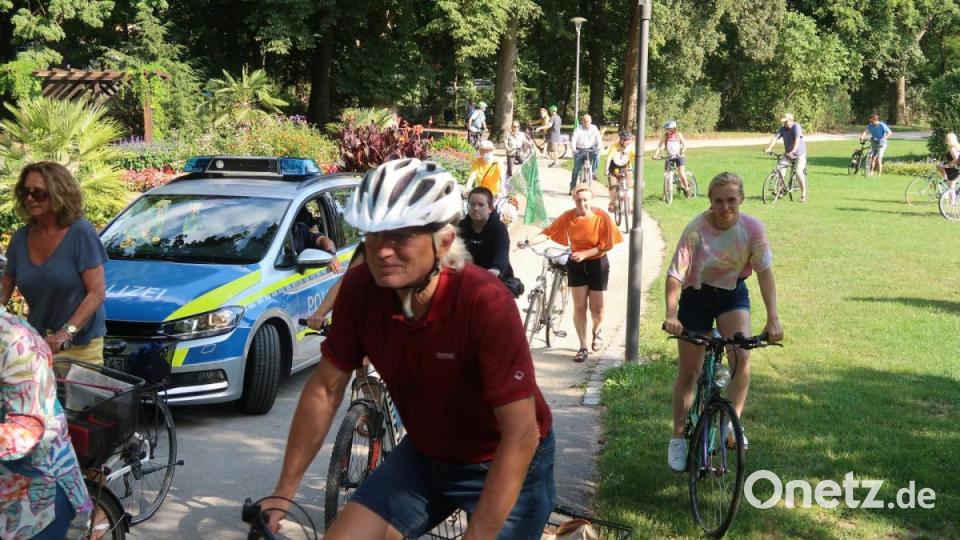 Start und Ende der Fahrraddemo ist im Max-Reger-Park. Bild: Kunz