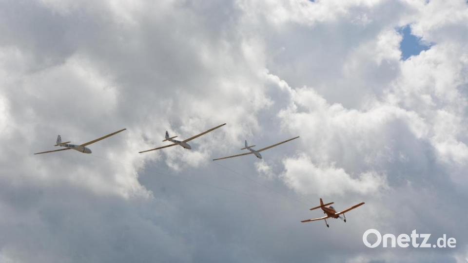 Segelflieger in der Luft. Bild: jr