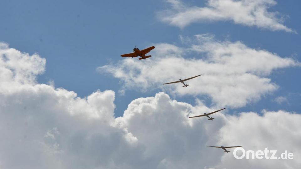Segelflieger in der Luft. Bild: jr