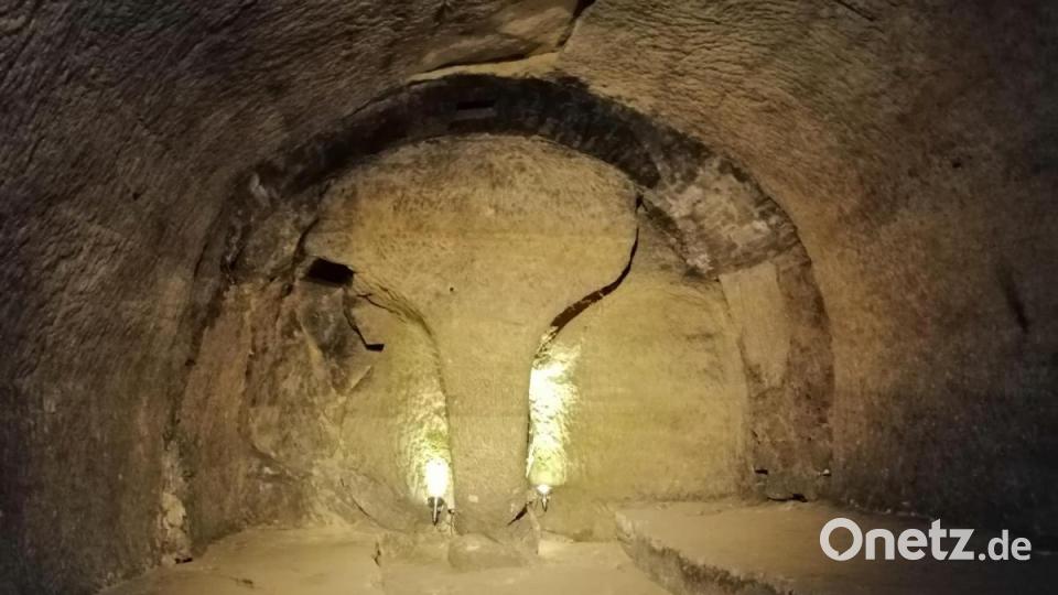 Die Attraktion bei Kindern: Die Elfefantensäule in einem der Labyrinth-Räume. Bild: wpt