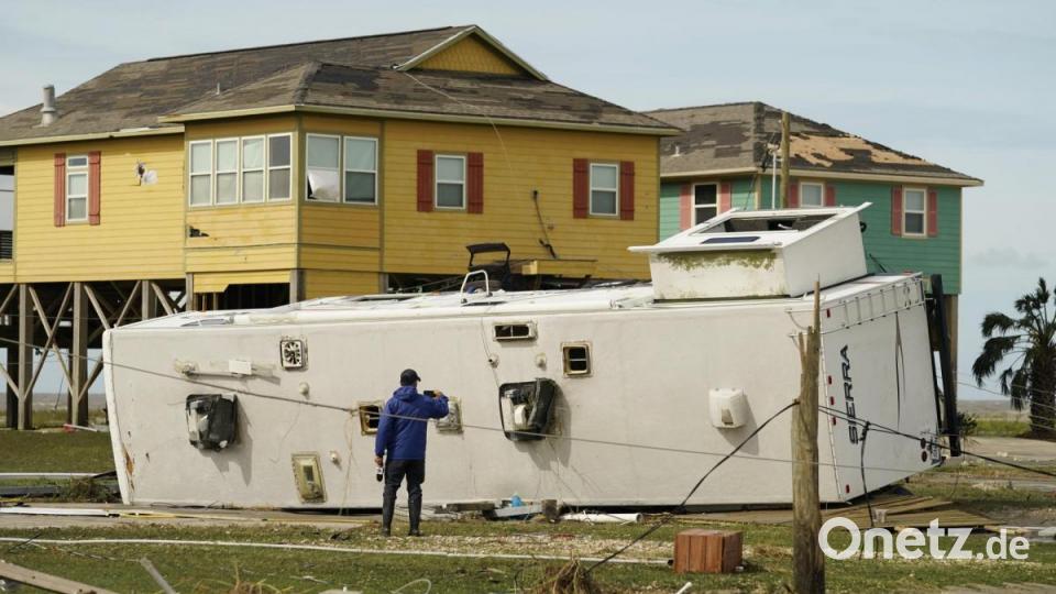Der Hurrikan „Laura“ hat die Küste von Louisiana hart getroffen. Hunderttausende Menschen sind betroffen. Bild: Eric Gay