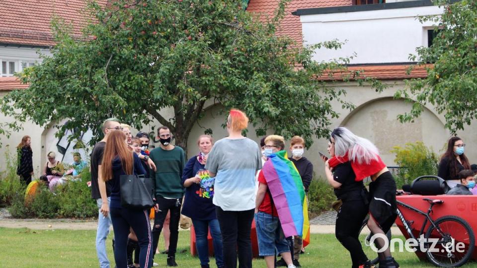 Christopher Street Day in Amberg. Bild: Williamson, Dagmar