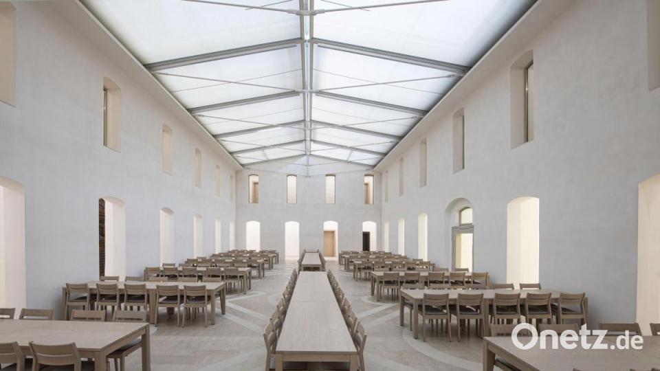 Nach der Übernahme des ehemaligen Klostergebäudes aus dem 17. Jahrhundert durch den Verein Bayerische Musikakademie Hammelburg wurde das denkmalgeschützte Konventgebäude von Brückner &amp; Brückner Architekten saniert. Bild: Dieter Leistner, Würzburg/exb