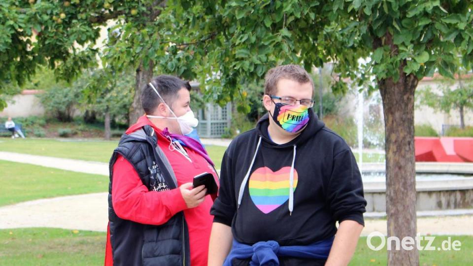 Christopher Street Day in Amberg. Bild: Williamson, Dagmar